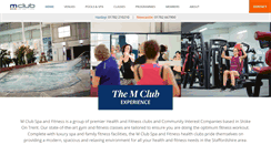 Desktop Screenshot of mclubspaandfitness.co.uk